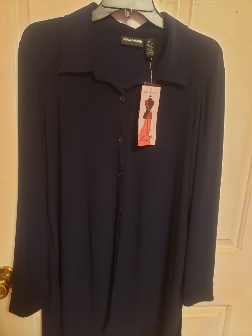 New Miracle Matte Navy Jersey Nina Leonard